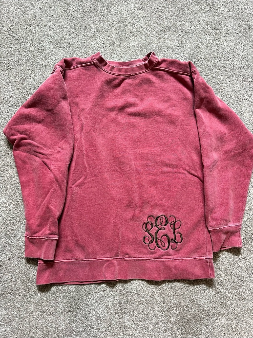 Embroidered Comfort Colors Medium Sweatshirt